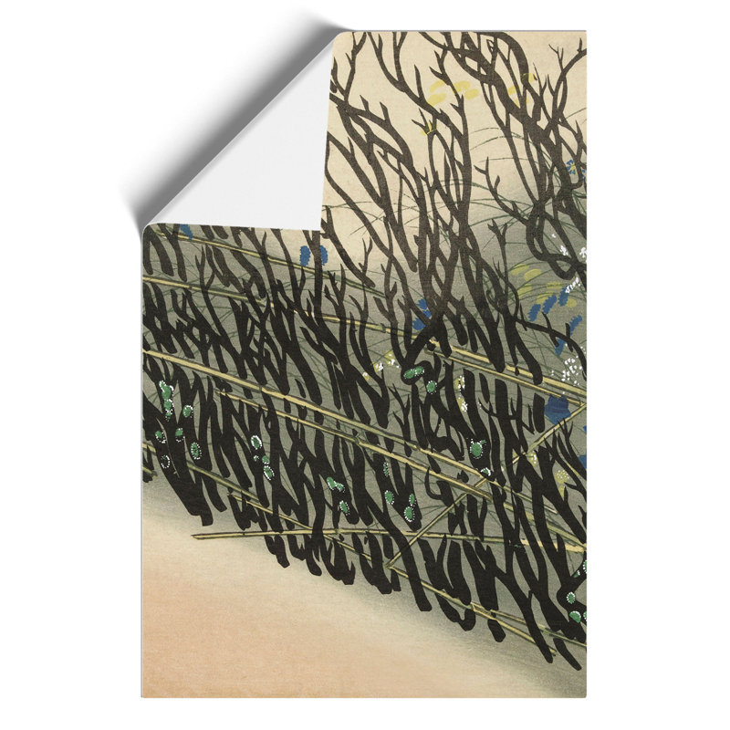 Hedge by Kamisaka Sekka - Frameless Print, 59cm H x 42cm W x 0.1cm D