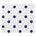 White/Cobalt Blue Dot