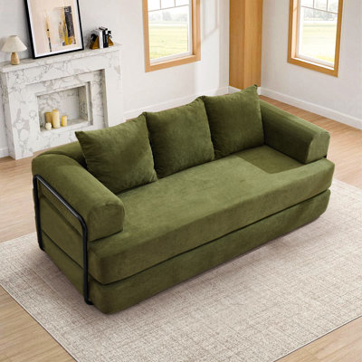 Convertible Sofa Bed ,5 In 1 Modular Sofa Bed For Living Room , Floor Sofa Lounge Couch With Removable Pillows