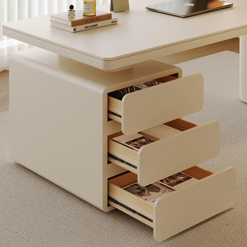 Bureau à 3 tiroirs Modern, 29.52" H x 47.24" W x 23.62" D