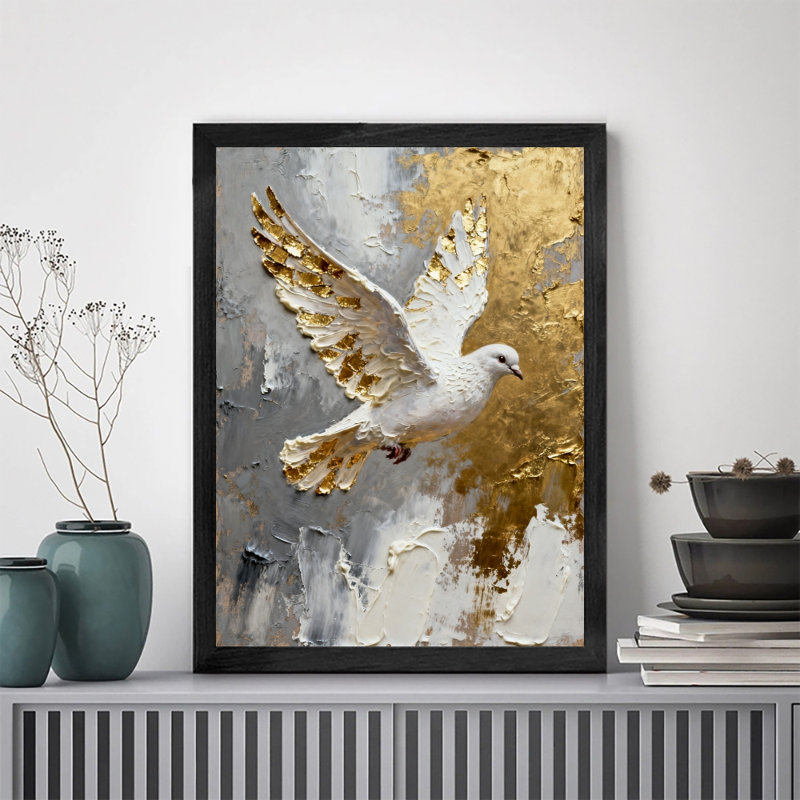 Reproduction d'art encadrée noire rétro, H 11 po x l 9 po