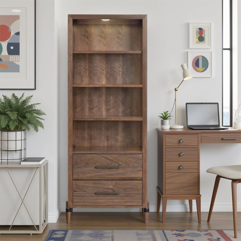 Tranquility Bookcase Pier, Minimal Assembly Required Finish