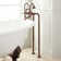 37-1/2" Freestanding Telephone Faucet with Lever Handle