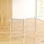 Cara Glass Top Metal Base Dining Table