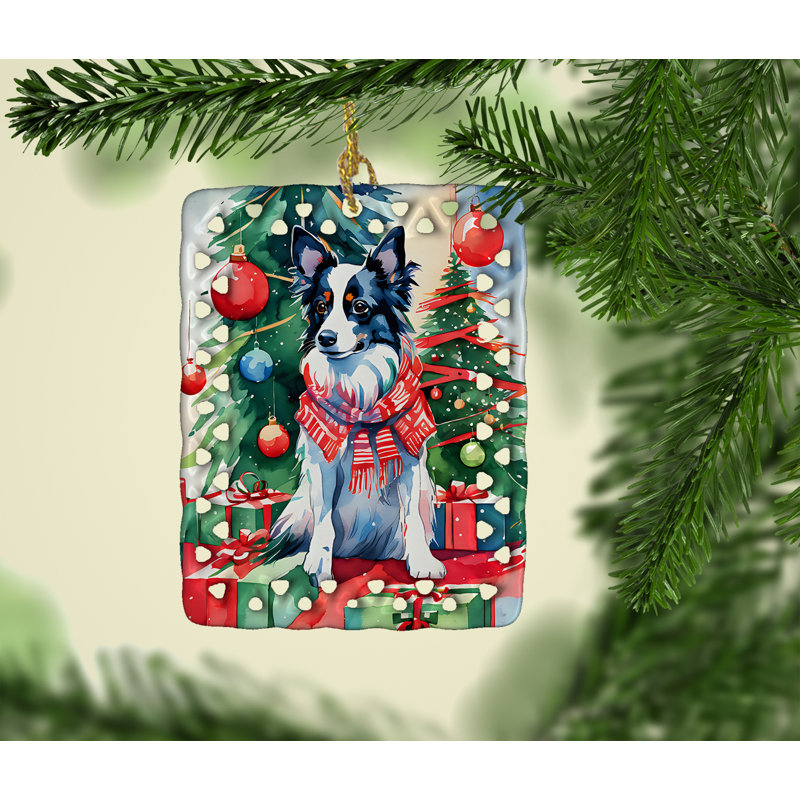 Ornement en porcelaine de Noël Papillon, Papillon 3552