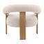 Frankie Polyester Occasional Chair, Cream-47263394