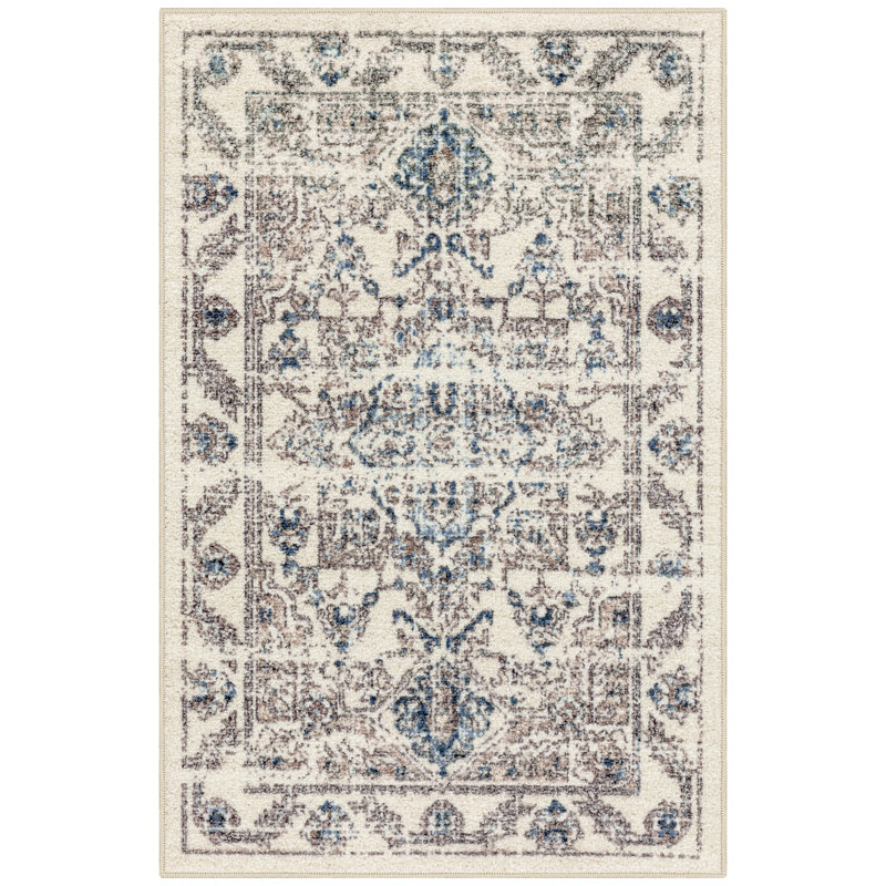Oriental Indoor Rug, Rectangle 1'8" x 2'10"