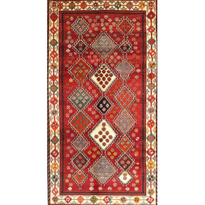 Tapis traditionnel rouge / beige Kilroy