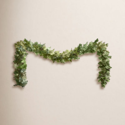 108" Pre-Lit Pine Christmas Garland
