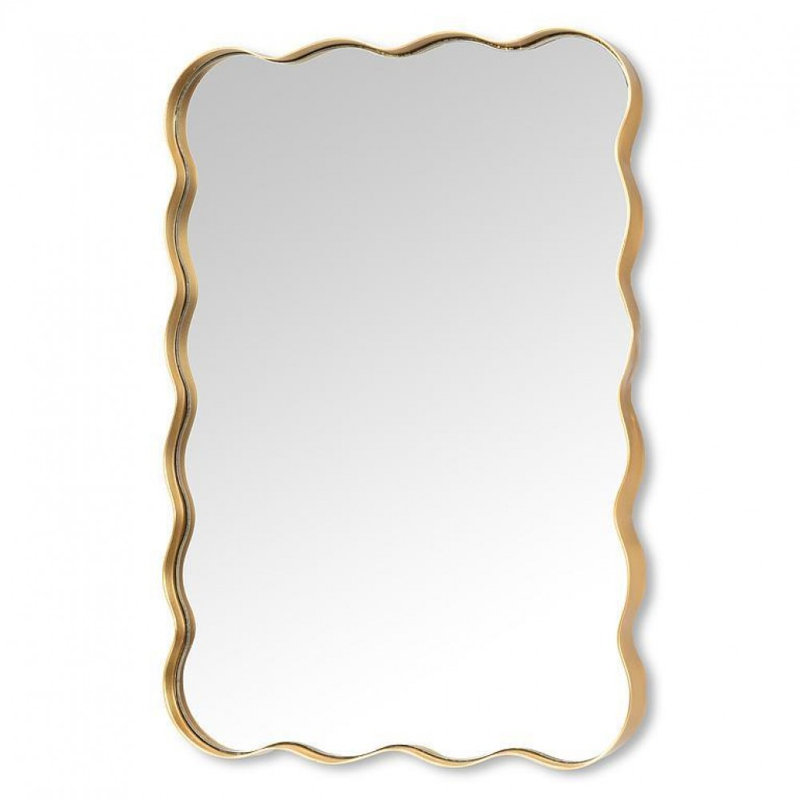 Scallop Edge Rectangle Mirror