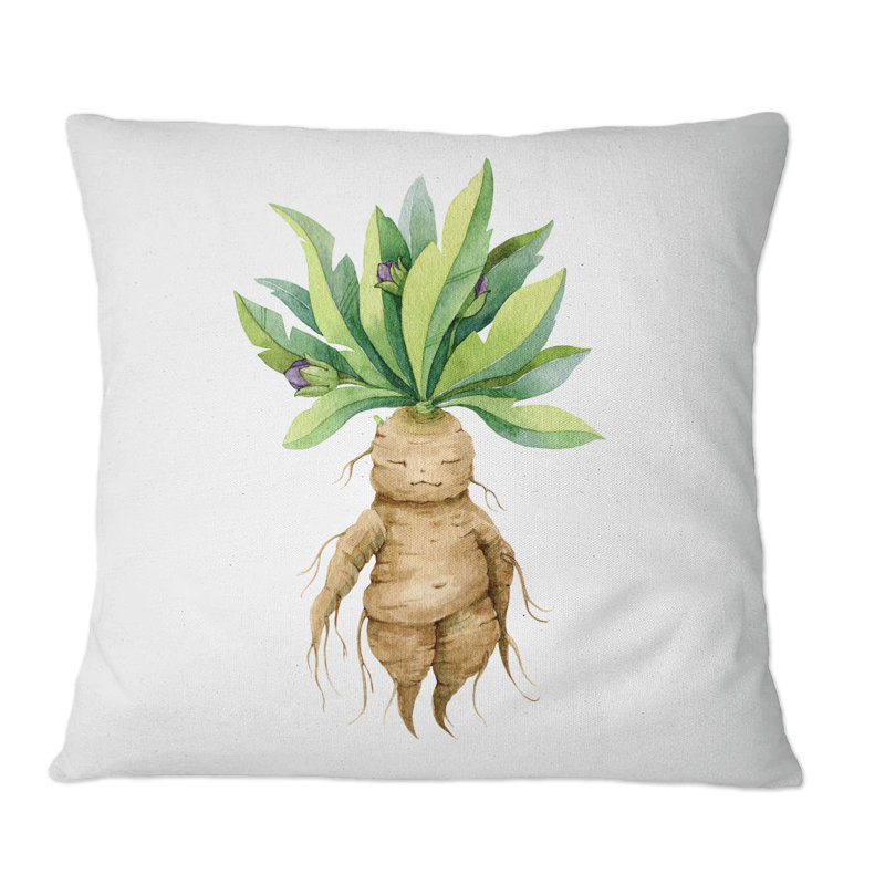 Coussin Mandragora, 16 po x 16 po