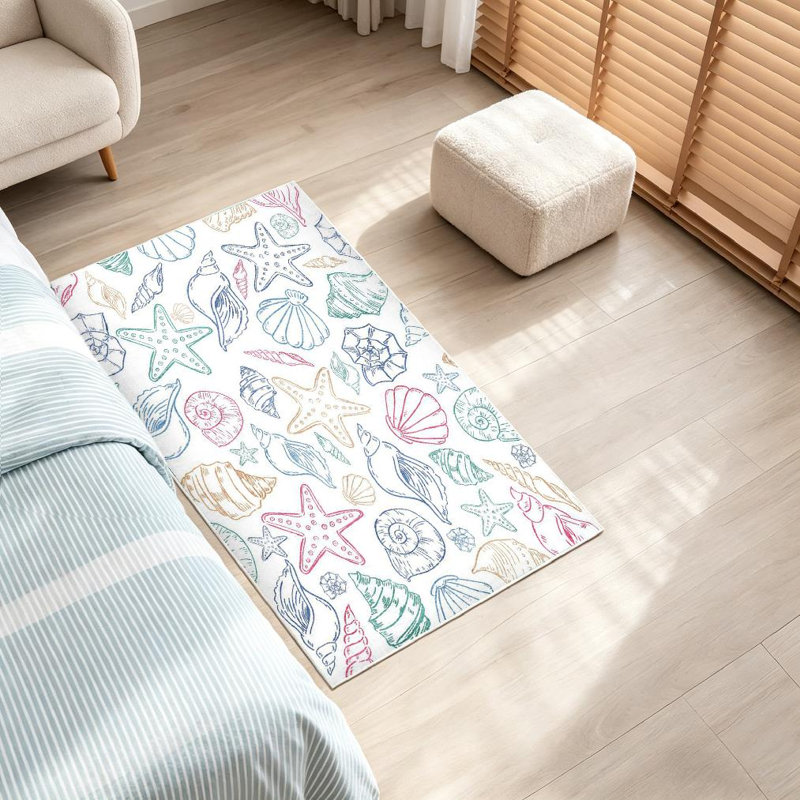 Tapis d'intérieur transparent transparent lavable à la machine, Rectangle 32" x 47"