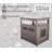 ECOFLEX XL Cat Litter Box Enclosure End Table in Grey-1944119946