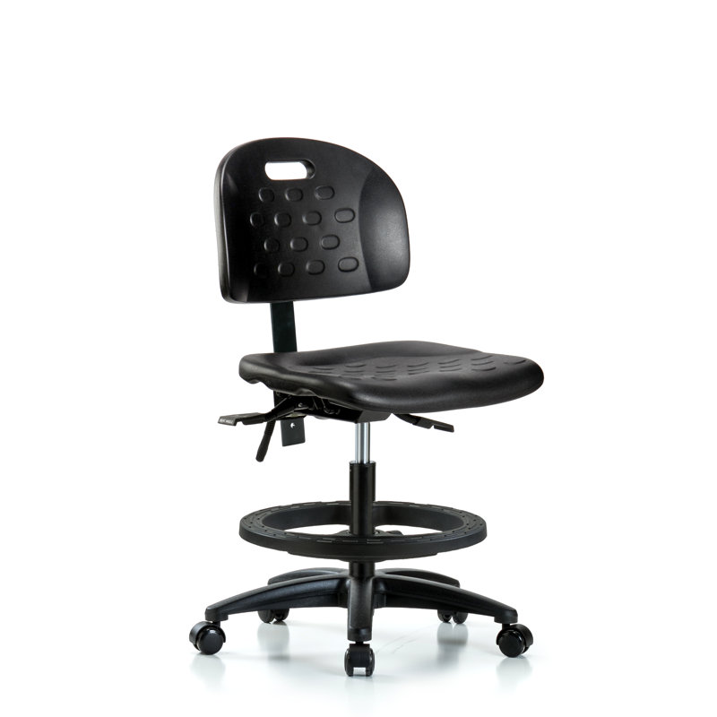 Alessia Drafting Chair, Casters, Included, No Arm Included