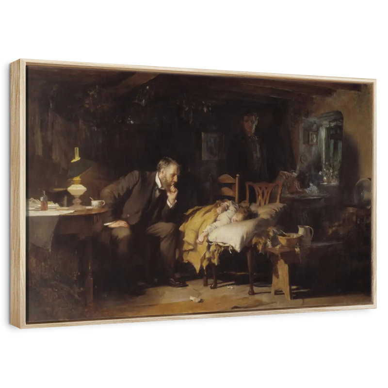 The Doctor, Cadre flottant en bois naturel, 19 po x 13 po