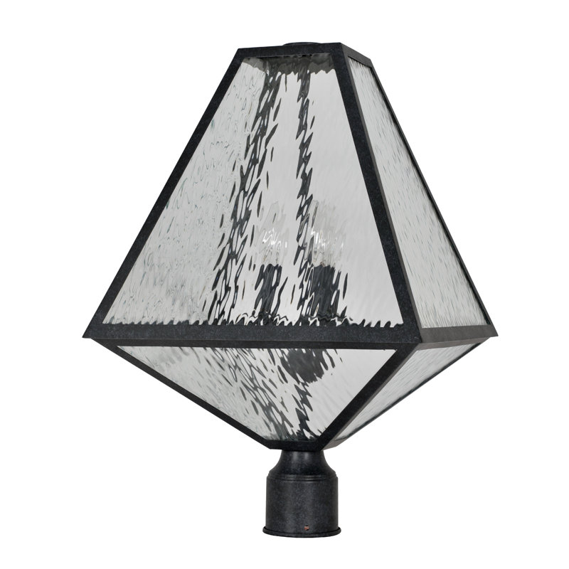 Glacier  1-Light 14" Post Light, 15.5'' H x 8'' W