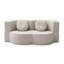 Le canapé-lit 2 en 1 pliant avec coussin se transforme facilement en canapé-lit simple pour un confort accru.-128895992