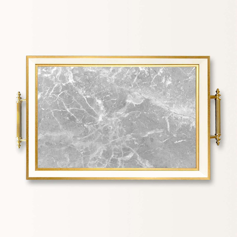 Élégant plateau de service en verre 19,7 x 11,4 x 1,4 pouces | 100% verre de haute qualité | Parfait pour recevoir et servir | Conception élégante et fonctionnelle pour la maison et les fêtes | Durable et facile à nettoyer
