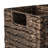Woven Water Hyacinth Staircase Basket Storage Bin-1600633824