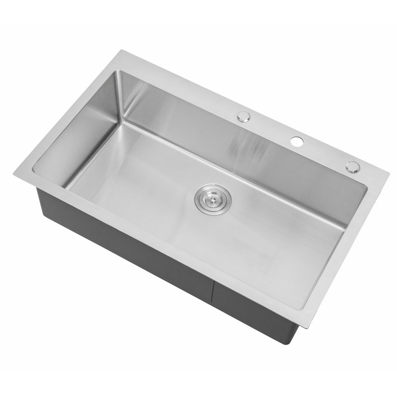 36'' L Single Bowl Stainless Steel Kitchen Sink