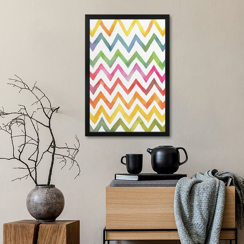Chevron I - reproduction d'art murale - affiche de galerie, 32" H x 24" W