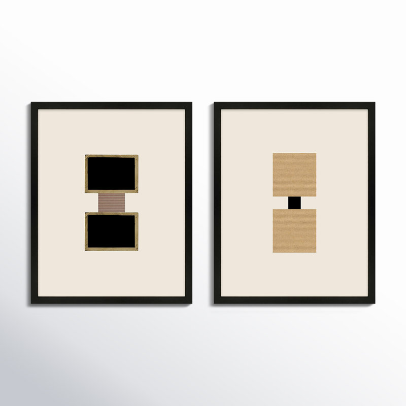 Column Print by Eleni Psyllaki For Paradissi Digital Art, Black Framed, 25" H x 20" W  x 1.25" D
