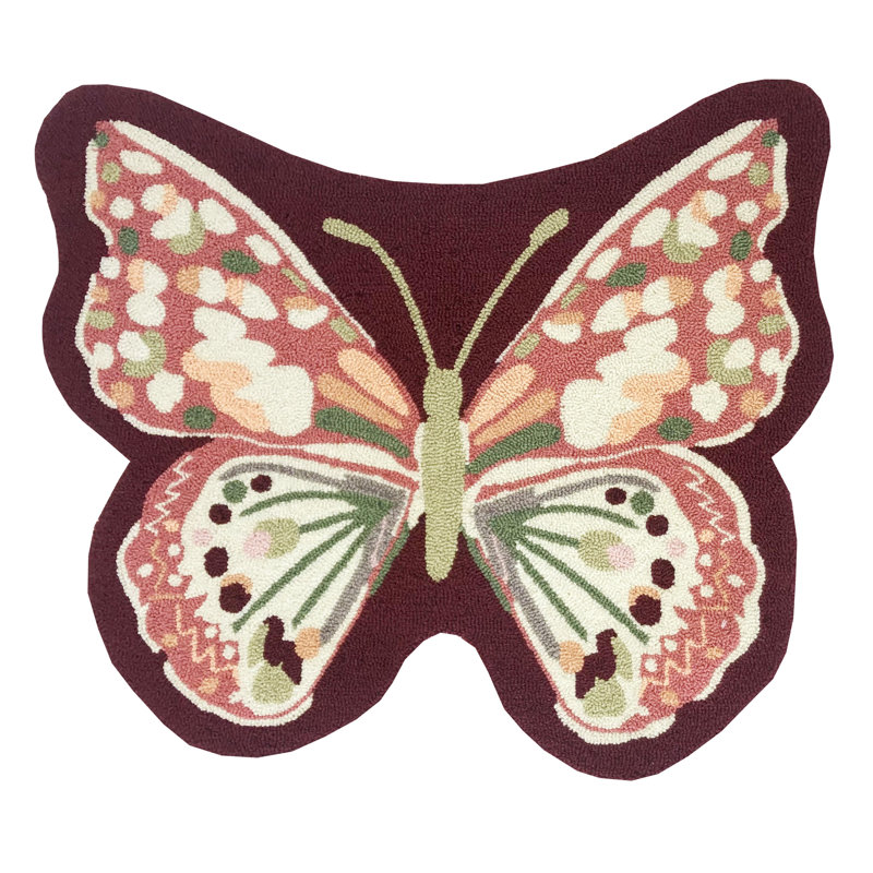 Papillon en forme de rouge_26321