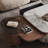 Extendable Marble Coffee Table with Drawers