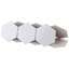 Metro Super 4" Hex Glossy White 10" x 11-1/2" Porcelain Mosaic Tile