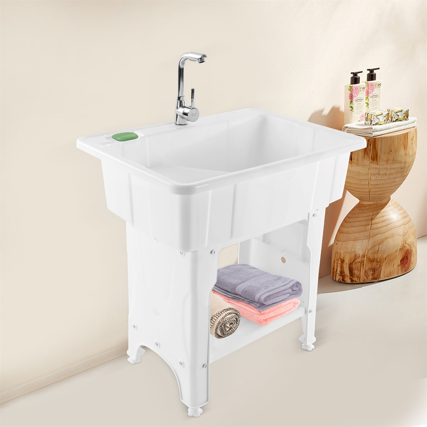 Plastic wash online tub sink