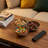 3-bowl Stainless Steel Divided Serving Dish With Handle
