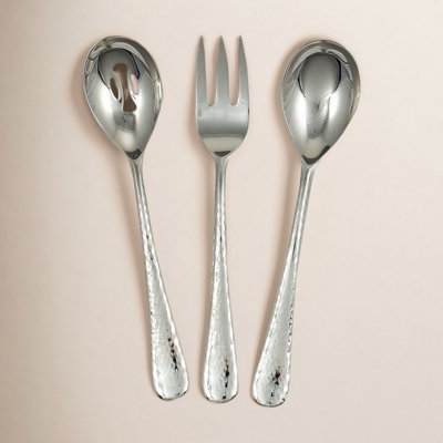 Fitz 3 Piece Stainless Steel Hostess Set