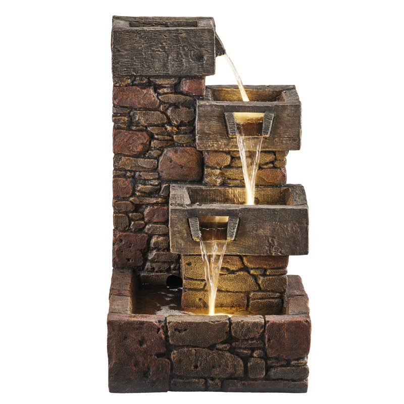 Amily Weather Resistant Fountain with Light