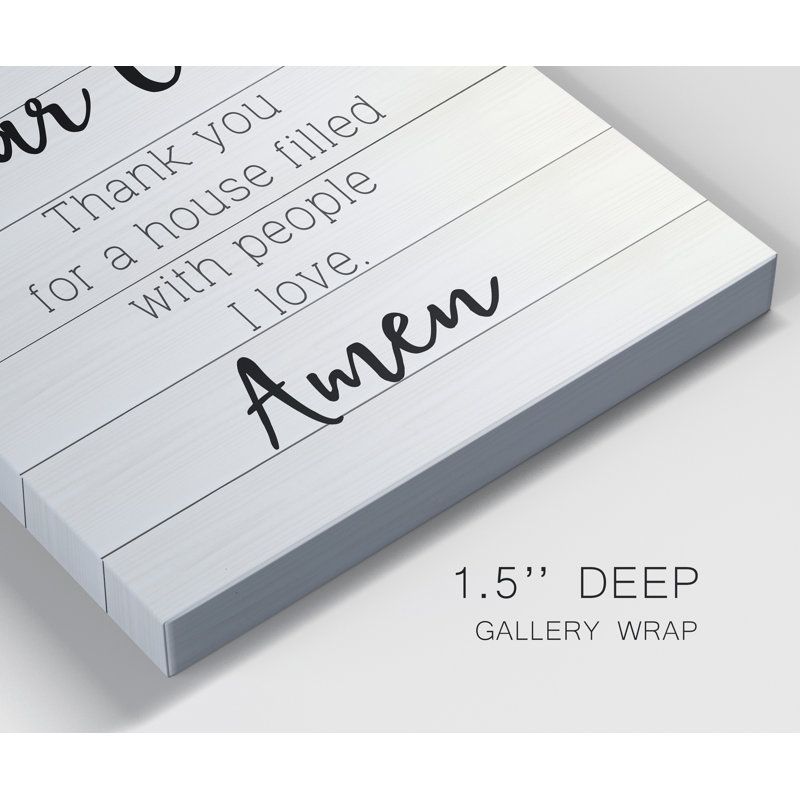 Dear God - reproduction d'art sur toile tendue, H 12 po x l 8 po