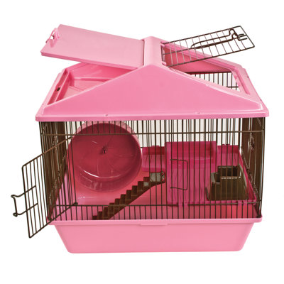 Cittlaly Animal House 16" 2-Level Hamster Cage