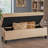 Storage In Muted Beige - Creates A Calm And Functional Space Fabric With Modern Design Fits Any Decor Style-411273382