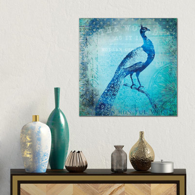 Peacocks Journey by Andrea Haase - No Frame Gallery-Wrapped Canvas Giclée on Canvas