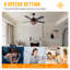 Ventilateur de plafond 5 pales Tiffany