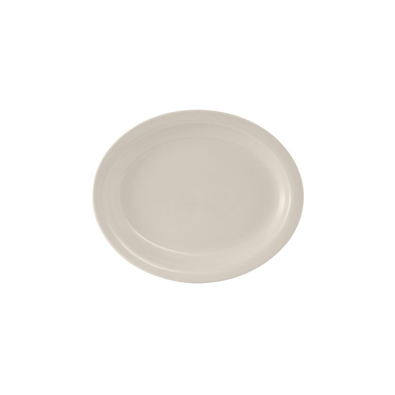 Tuxton Nevada Ceramic Platter, 0.5" H x 7.12" W x 5.75" D