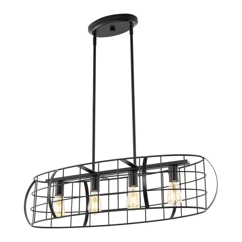 Lustre en fer 4 lumières Daxton