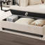 Chaise longue avec repose-pieds de rangement amovible-822829694