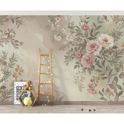 Papier peint à l'aquarelle Parisian Garden