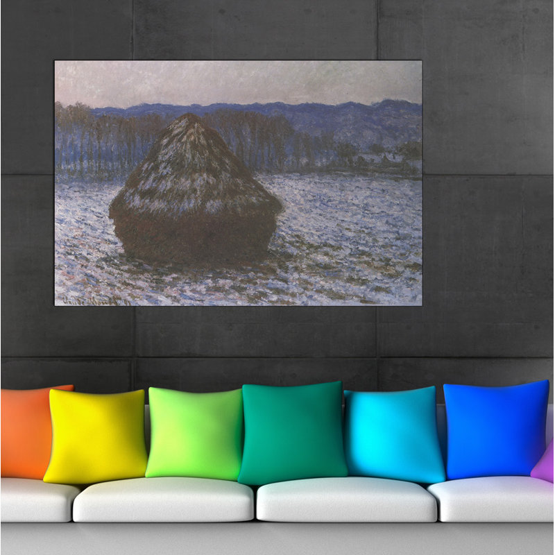 Claude Monet - Wrapped Canvas Painting, 90cm H x 135cm W x 1.8cm D