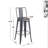 Counter Stool with Metal Frame-56387927