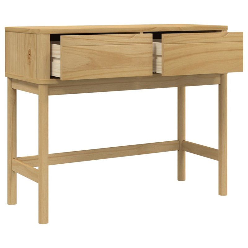 Philibert 89.5 cm W Console Table, Brown