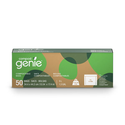 Recharge pour bac de comptoir Compost Genie - 50 sacs