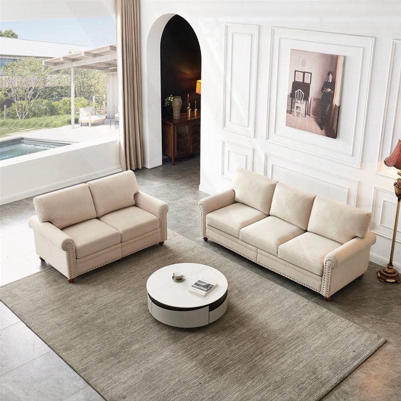 Canapé modulaire 2 + 3, Beige