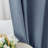 Linen Textured Shower Curtain and Hooks Set-1782405548