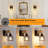 3-Lights Bathroom Vanity Light With Clear Glass Shades