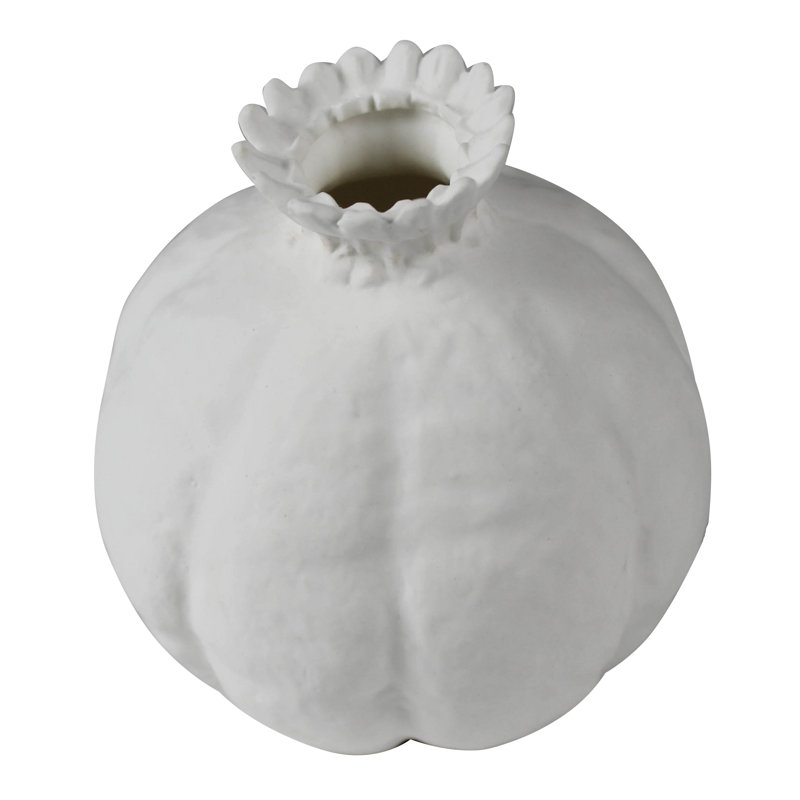 Vase Poppy Pod, porcelaine tendre